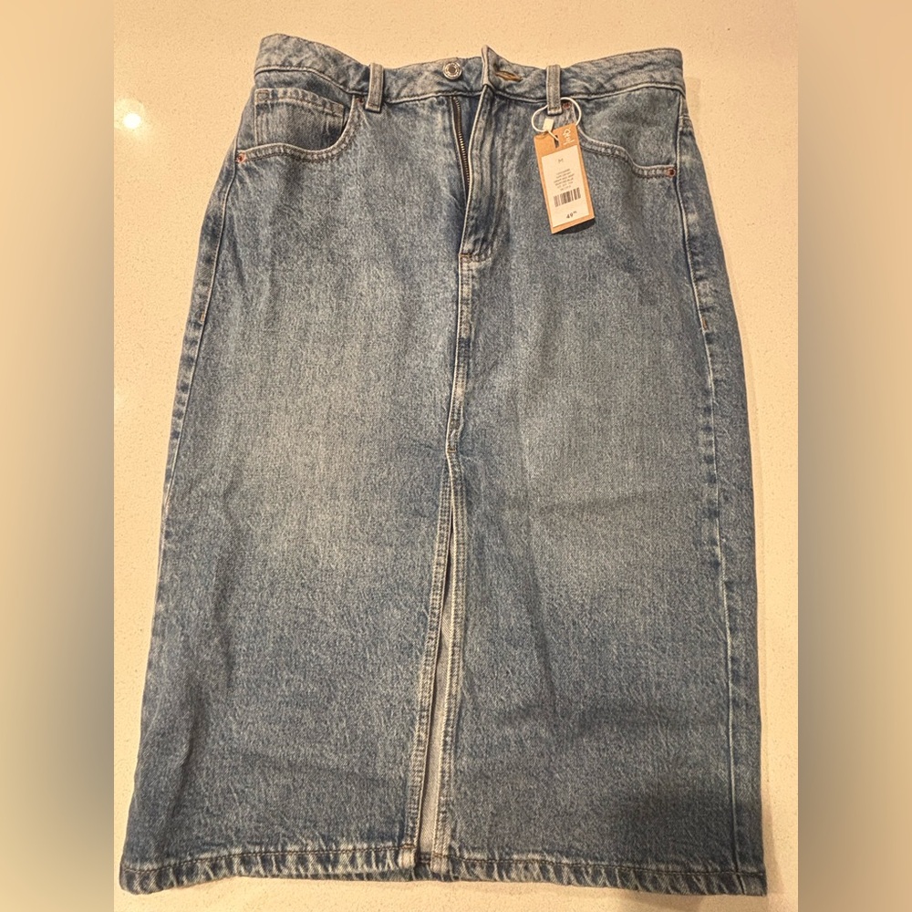Dynamite Light Blue Denim Skirt